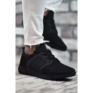 Siyah Siyah Sportz Erkek Sneaker