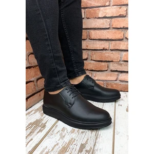 Yüksek Tabanlı Siyah Erkek Ayakkabı Rcn12548