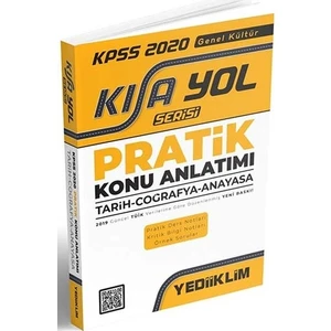 Yediiklim Yayınları ​Yediiklim Yayınları 2020 KPSS Tarih Coğrafya Anayasa Pratik Konu Anlatımı Kısayol Serisi