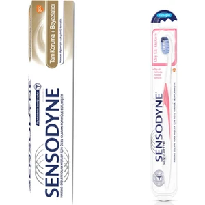 Tam Koruma ve  Diş Macunu 50 ml  + Sensodyne Diş Eti Bakımı Yumuşak Diş Fırçası