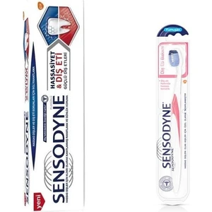 Hassasiyet & Diş Eti Güçlü Diş Eti 75 ml + Sensodyne Diş Eti Bakımı Yumuşak Diş Fırçası