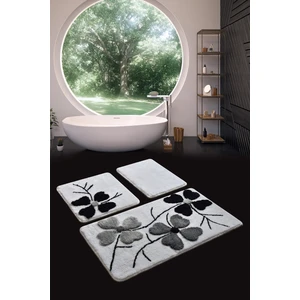 Chilai Home Kirçiçeği Gri 3 Lu Set Akrilik