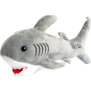 Siyah Kedi Baby Shark Gri Köpek Balığı Peluş Oyuncak 30 cm