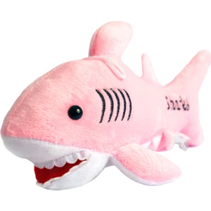 Siyah Kedi Baby Shark Pembe Köpek Balığı Peluş Oyuncak 30 cm