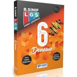 Yanıt Yayınları  LGS 6 Fasikül Deneme Video Çözümlü