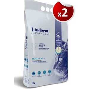 Lindo Cat Kokusuz Topaklaşan Bentonit Kedi Kumu 12 Lt x 2 Adet