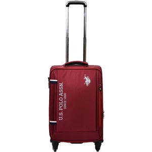U.S. Polo Assn. Valiz Kabin Boy Bordo Kumaş Valiz