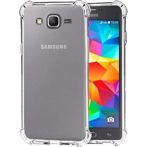 Samsung Galaxy J7 Şeffaf Airbag Antishock Silikon Kılıf