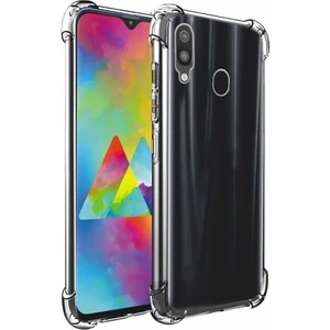 Samsung Galaxy A20 Şeffaf Airbag Antishock Silikon Kılıf