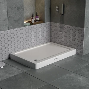 Dbbanyo Dikdörtgen Monoblok Duş Teknesi  70*110*11 cm
