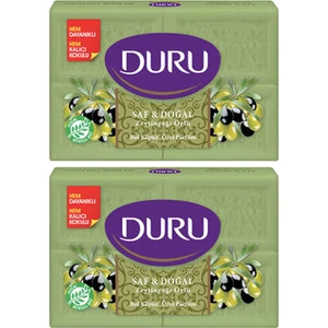 Saf & Doğal Yeşil Zeytinyağlı Sabun 600 gr 2 Adet