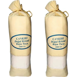 Çankırı Kristal Kaya Tuzu Öğütülmüş Ince Toz 84 Mineralli 2 kg