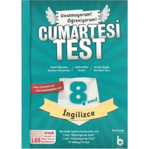 Basamak Yayınları 8. Sınıf LGS Ingilizce Cumartesi Test