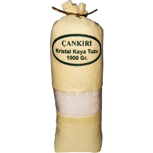 Çankırı Doğal Kristal Kaya Tuzu Iri Tane Kalın 84 Mineralli 1 kg
