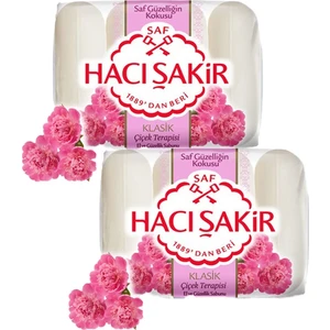 Hacı Şakir Güzellik Sabunu Klasik Çiçek Terapisi 4 x 70 gr 2 Adet
