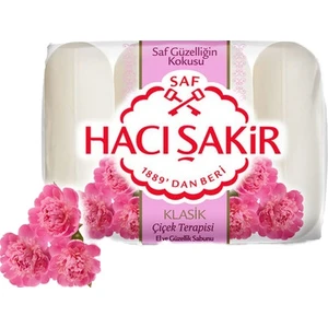 Hacı Şakir Güzellik Sabunu Klasik Çiçek Terapisi 4 x 70 gr
