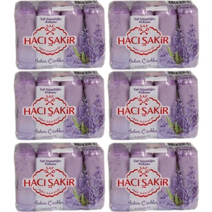 Hacı Şakir Güzellik Sabunu Lavanta 4 x 70 gr 6 Adet