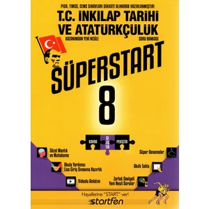 Startfen Yayınları 8. Sınıf T.C. İnkılap Tarihi ve Atatürkçülük Süperstart Soru Bankası