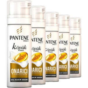 Onarıcı ve Koruyucu Köpük Saç Bakım Kremi 50 ml 5 Adet