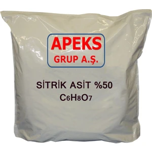 Sitrik Asit %50 C6H8O7 1 kg