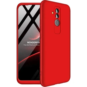 Huawei Mate 20 Lite Kılıf Zore 360 Tam Koruma 3 Parça Ays Kapak Kırmızı