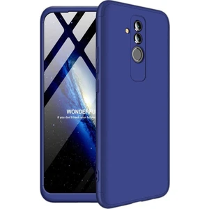 Huawei Mate 20 Lite Kılıf Zore 360 Tam Koruma 3 Parça Ays Kapak Mavi