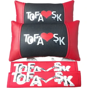 Tofaş Kırmızı Deri Yastık ve Kemer Konforu