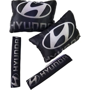 Hyundai Siyah Kumaş Yastık ve Kemerlik Seti