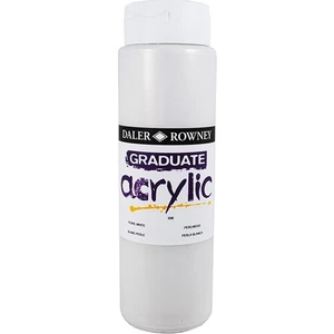 Daler Rowney Graduate Akrilik Boya 500 ml 020 Pearl White