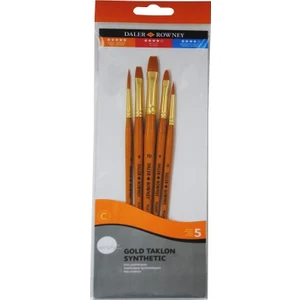 Daler Rowney Simply Gold Taklon Synthetic 5li Fırça Seti KOD:501