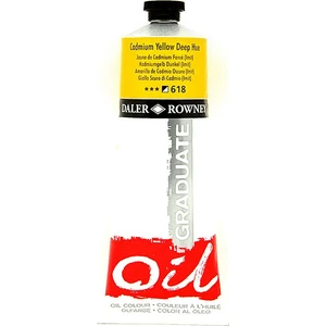 Daler Rowney Dr Graduate Yağlı Boya 200 ml 618 Cadmium Yellow Deep Hue