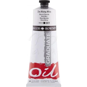 Daler Rowney Graduate Yağlı Boya 200 ml 001 Zinc Mixing White