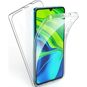 Case Street Xiaomi Mi Note 10 Pro Kılıf Ön Arka Şeffaf Silikon Koruma Şeffaf