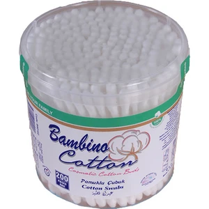 Kulak Temizleme Çubuğu Bambino Cotton P1045 200LÜ