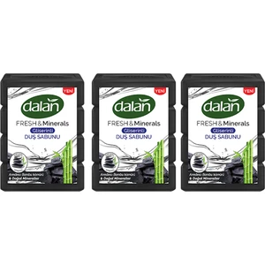 Fresh And Minerals Bambu Kömürü Duş Sabunu 600 gr 3 Adet