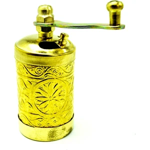 Döküm Dekoratif Kahve ve Baharat Öğütücü - Gold