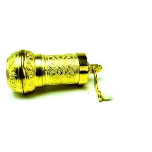 Döküm Dekoratif Kahve ve Baharat Öğütücü - Gold