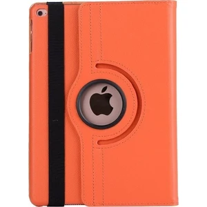 iPad Mini 5 Kılıf Deri Uyku Modlu 360° Dönerli Standlı Komple Koruma 7.9" Turuncu