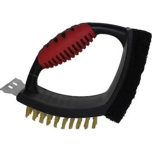Barbekü Fırçası Süngerli Kazıyıcılı
