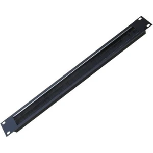 1U Yatay Organizer Fırçalı Rack Kabinet