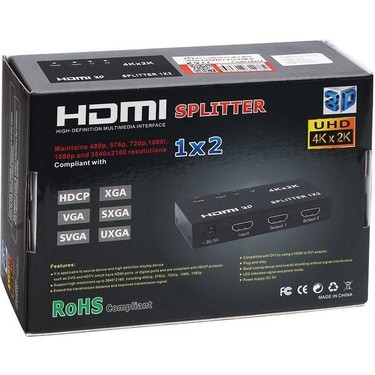 Powermaster 1x2 HDMI Splitter 2port 1080P Fiyatı