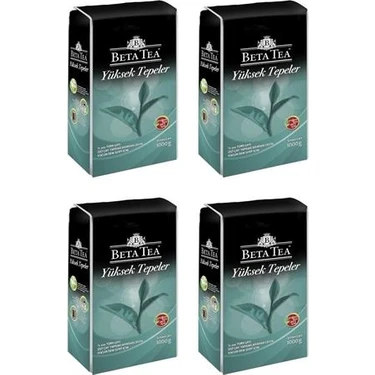 Beta Tea Yüksek Tepeler Dökme Çay 4 kg Siyah Çay Türkiye Menşeli Yoğun Dem Sert