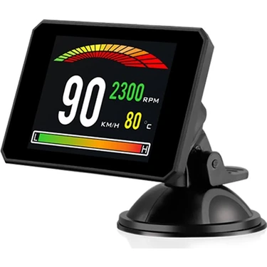 Gplus P16 Hud Head Up Display Obd 48 Fonksiyonlu Araç Data Yansıtıcı Alarmlı Erken Uyarı Sistemi