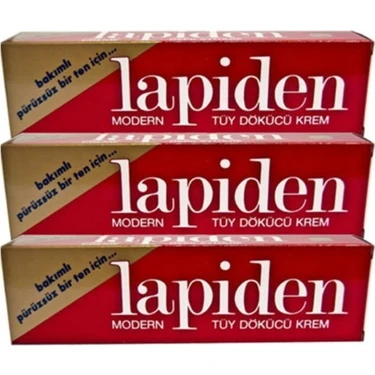 Lapiden Tüy Dökücü Krem 40 gr x 3