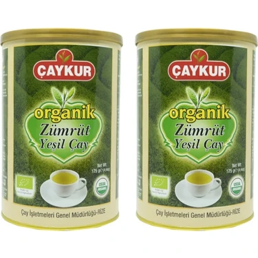 Çaykur Organik Zümrüt Yeşil Çay 250 gr Doğal Aroma ve Yüksek Kalite ile Sağlıklı