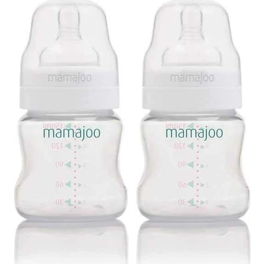 Mamajoo %0 BPA PP İkili Biberon 150