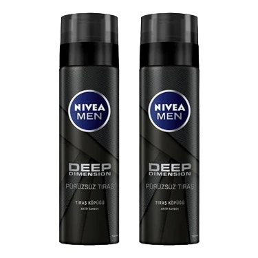 Nivea Men Deep Dimension Tıraş Köpüğü 200 ml x 2
