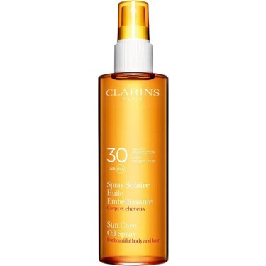 clarins sun oil spray