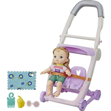 Hasbro Baby Alive Minik Bebeğim ve Arabası Ana E6703 -