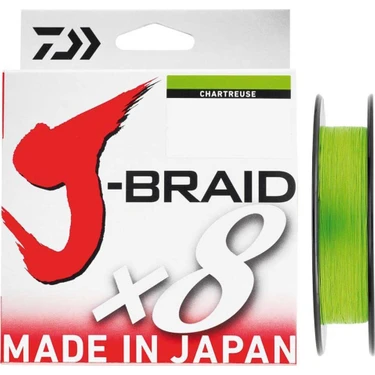 Daiwa J-Braid X8 Chartreuse Ip Olta Misinası 150 mt Fiyatı